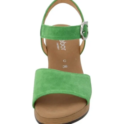Damen Gabor Sandaletten<Comfort 42.071, Plateau-Sandaletten, Damen, Grün