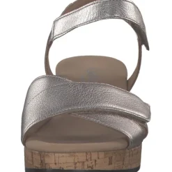 Damen Gabor comfort Sandaletten<62.072, Plateau-Sandaletten, Damen, puder (S.Kork)
