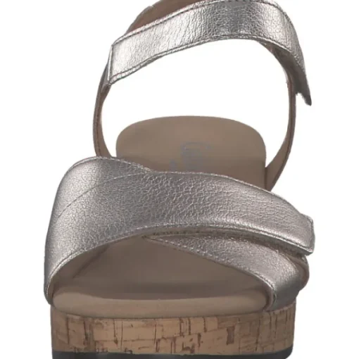 Damen Gabor comfort Sandaletten<62.072, Plateau-Sandaletten, Damen, puder (S.Kork)