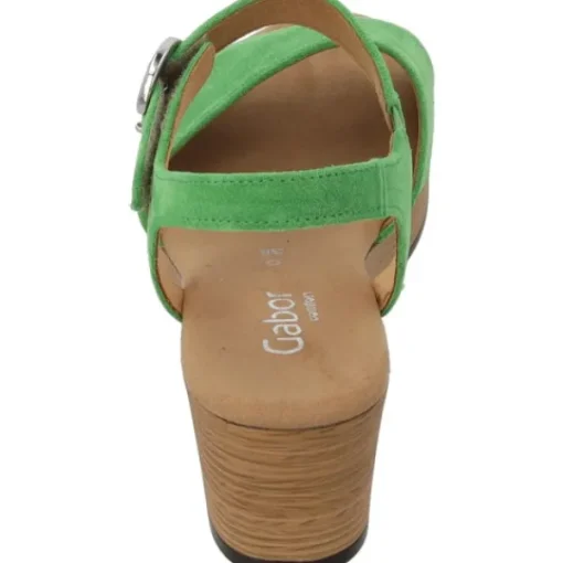 Damen Gabor Sandaletten<Comfort 42.071, Plateau-Sandaletten, Damen, Grün
