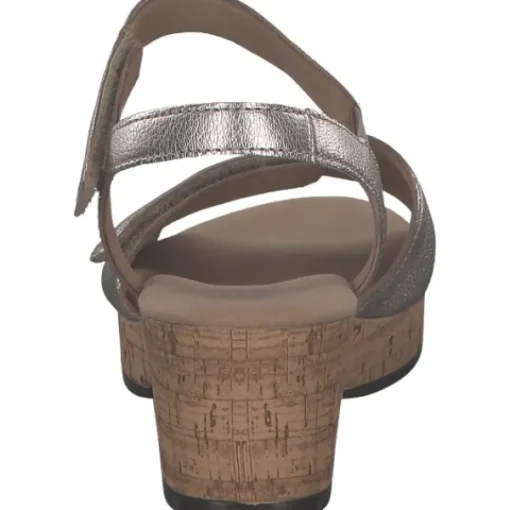 Damen Gabor comfort Sandaletten<62.072, Plateau-Sandaletten, Damen, puder (S.Kork)