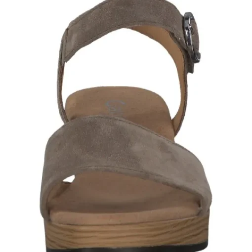 Damen Gabor Sandaletten<Comfort 22.071, Plateau-Sandaletten, Damen, sesamo