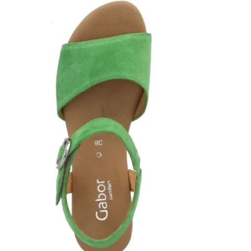 Damen Gabor Sandaletten<Comfort 42.071, Plateau-Sandaletten, Damen, Grün