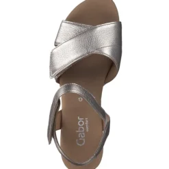 Damen Gabor comfort Sandaletten<62.072, Plateau-Sandaletten, Damen, puder (S.Kork)