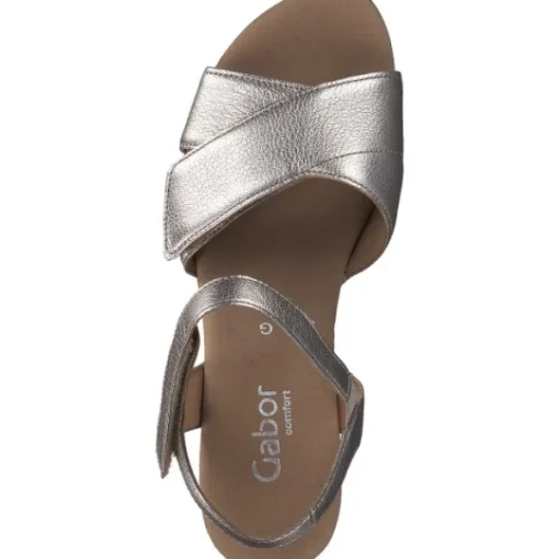 Damen Gabor comfort Sandaletten<62.072, Plateau-Sandaletten, Damen, puder (S.Kork)