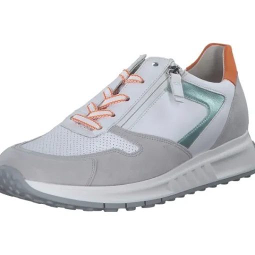 Damen Gabor Klassische- & Business Schuhe<Comfort 46.428, Schnürschuhe, Damen, weiß/grey/mint/oran