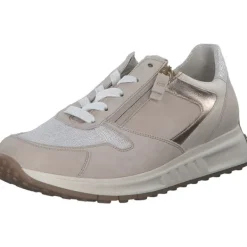 Damen Gabor Klassische- & Business Schuhe<Comfort 46.428, Schnürschuhe, Damen, bianco/oro/oak k.