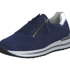 Damen Gabor Klassische- & Business Schuhe<Comfort 46.528, Schnürschuhe, Damen, oceano/silber