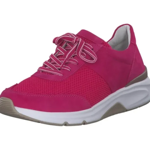 Damen Gabor Klassische- & Business Schuhe<Comfort 46.897, Schnürschuhe, Damen, Pink (Fuxia/Rosa)