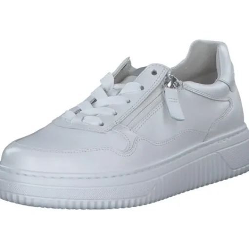 Damen Gabor comfort Klassische- & Business Schuhe<66.408, Schnürschuhe, Damen, weiss/argento