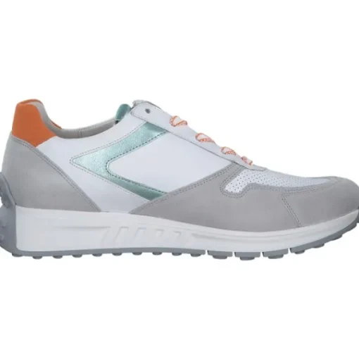 Damen Gabor Klassische- & Business Schuhe<Comfort 46.428, Schnürschuhe, Damen, weiß/grey/mint/oran