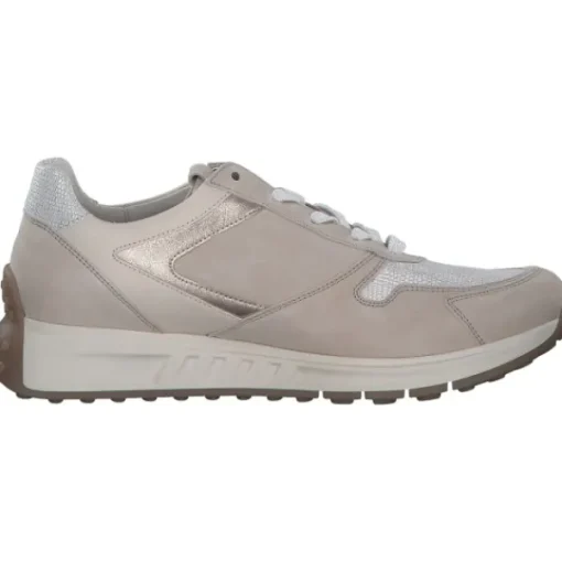 Damen Gabor Klassische- & Business Schuhe<Comfort 46.428, Schnürschuhe, Damen, bianco/oro/oak k.