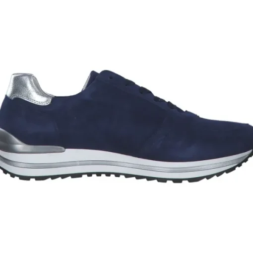 Damen Gabor Klassische- & Business Schuhe<Comfort 46.528, Schnürschuhe, Damen, oceano/silber