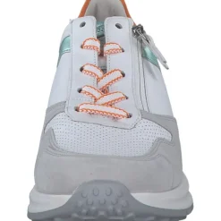 Damen Gabor Klassische- & Business Schuhe<Comfort 46.428, Schnürschuhe, Damen, weiß/grey/mint/oran