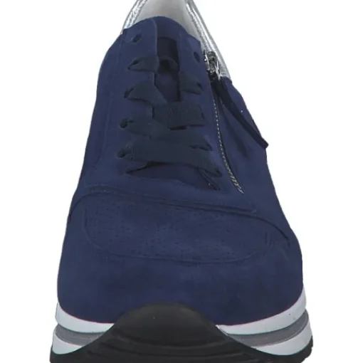 Damen Gabor Klassische- & Business Schuhe<Comfort 46.528, Schnürschuhe, Damen, oceano/silber