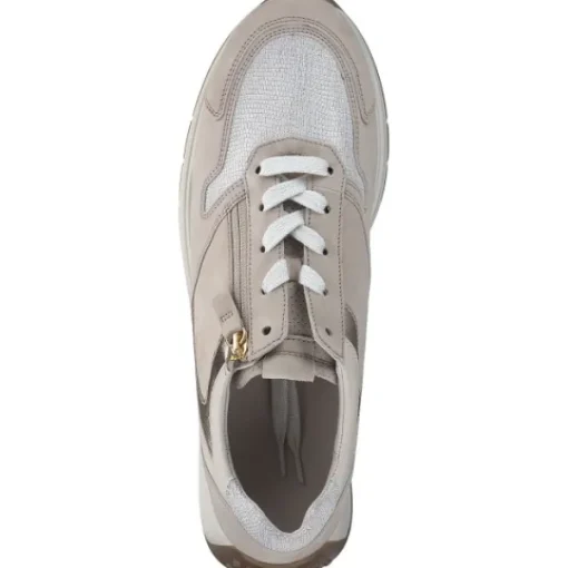 Damen Gabor Klassische- & Business Schuhe<Comfort 46.428, Schnürschuhe, Damen, bianco/oro/oak k.
