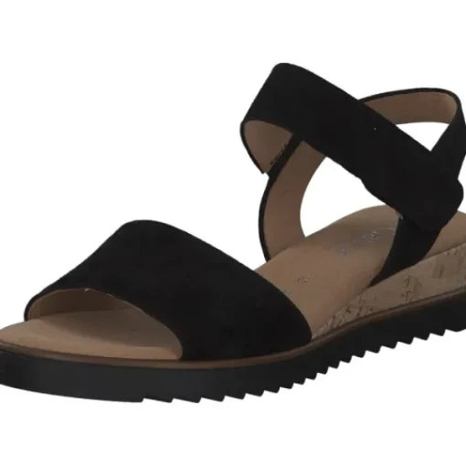 Damen Gabor Sandaletten<Genua 82.750, Keilsandaletten, Damen, schwarz