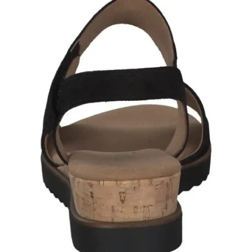 Damen Gabor Sandaletten<Genua 82.750, Keilsandaletten, Damen, schwarz