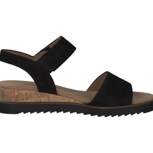 Damen Gabor Sandaletten<Genua 82.750, Keilsandaletten, Damen, schwarz