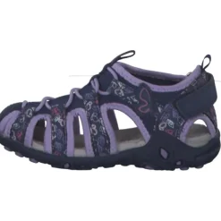 Kinder Geox Sandalen<J35GRA, Sandalen (Kinder), Kinder, NAVY/DK LILAC
