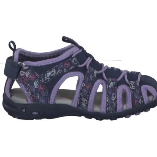 Kinder Geox Sandalen<J35GRA, Sandalen (Kinder), Kinder, NAVY/DK LILAC