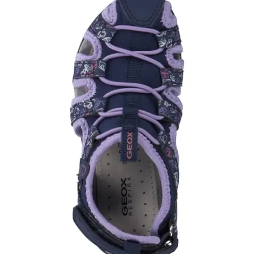 Kinder Geox Sandalen<J35GRA, Sandalen (Kinder), Kinder, NAVY/DK LILAC