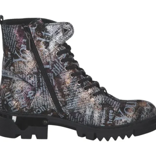 Damen 2 Go Shoes Stiefel<8063501-99, Stiefeletten, Damen, metallic bedruckt