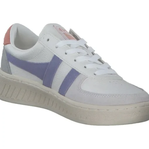 Damen Gola Klassische- & Business Schuhe<Grandslam Trident CLA415, Schnürschuhe, Damen, white/lavender/terracotta