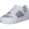 Damen Guess Klassische- & Business Schuhe<FLFNRS-ELE12 NARESA2, Schnürschuhe, Damen, Weiß (White)