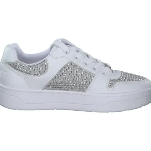 Damen Guess Klassische- & Business Schuhe<FLFNRS-ELE12 NARESA2, Schnürschuhe, Damen, Weiß (White)