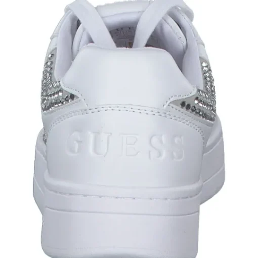 Damen Guess Klassische- & Business Schuhe<FLFNRS-ELE12 NARESA2, Schnürschuhe, Damen, Weiß (White)