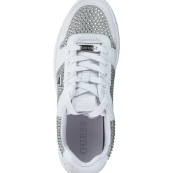 Damen Guess Klassische- & Business Schuhe<FLFNRS-ELE12 NARESA2, Schnürschuhe, Damen, Weiß (White)