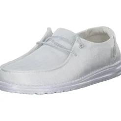 Damen Hey Dude Klassische- & Business Schuhe<40079, Schnürschuhe, Damen, weiss