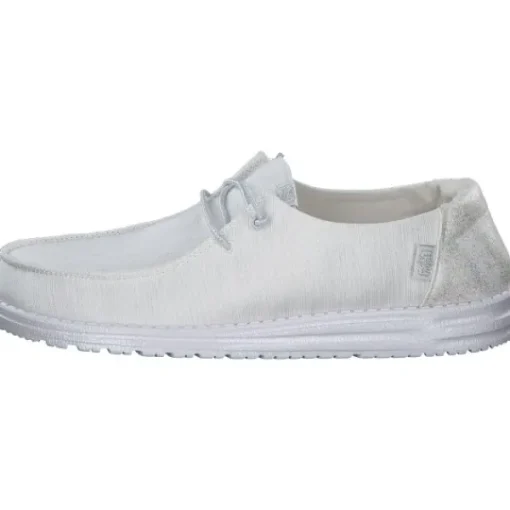 Damen Hey Dude Klassische- & Business Schuhe<40079, Schnürschuhe, Damen, weiss