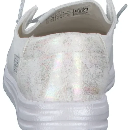 Damen Hey Dude Klassische- & Business Schuhe<40079, Schnürschuhe, Damen, weiss