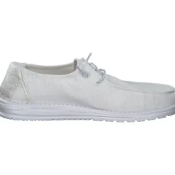 Damen Hey Dude Klassische- & Business Schuhe<40079, Schnürschuhe, Damen, weiss