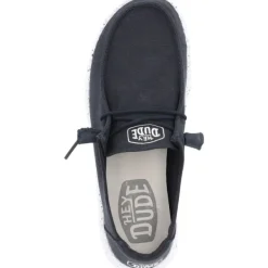 Damen Hey Dude Klassische- & Business Schuhe<40063, Schnürschuhe, Damen, navy