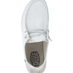 Damen Hey Dude Klassische- & Business Schuhe<40079, Schnürschuhe, Damen, weiss