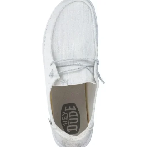 Damen Hey Dude Klassische- & Business Schuhe<40079, Schnürschuhe, Damen, weiss