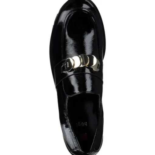 Damen Högl Slipper<810162501000, Mokassins, Damen, Schwarz (Black)