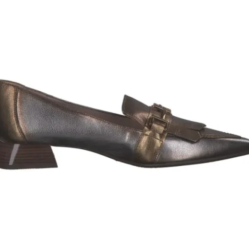 Damen Hispanitas Schuhe Ballerinas<CHI243573 Dali-I2, Ballerinas, Damen, acero/oro/oro