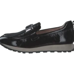 Damen Hispanitas Schuhe Slipper<HI243621 Loira-I24, Mokassins, Damen, Schwarz (Black)
