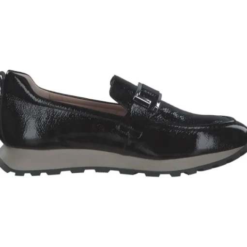 Damen Hispanitas Schuhe Slipper<HI243621 Loira-I24, Mokassins, Damen, Schwarz (Black)