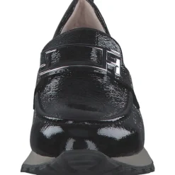 Damen Hispanitas Schuhe Slipper<HI243621 Loira-I24, Mokassins, Damen, Schwarz (Black)