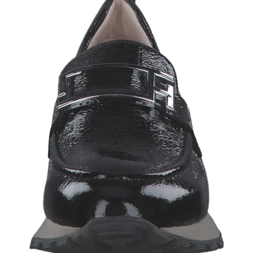 Damen Hispanitas Schuhe Slipper<HI243621 Loira-I24, Mokassins, Damen, Schwarz (Black)