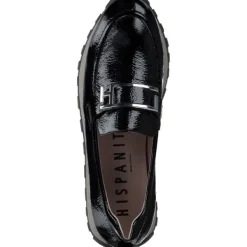 Damen Hispanitas Schuhe Slipper<HI243621 Loira-I24, Mokassins, Damen, Schwarz (Black)