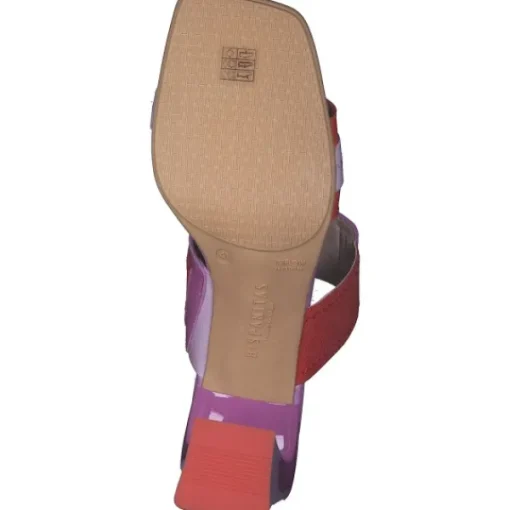 Damen Hispanitas Schuhe Pantoletten & Badeschuhe<Mallorca HV243327, Plateau-Pantoletten, Damen, Pink Lila