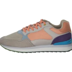 Damen Hoff Schuhe Klassische- & Business Schuhe<1230200, Schnürschuhe, Damen, beige/orange/lila/blau