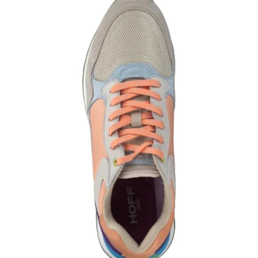 Damen Hoff Schuhe Klassische- & Business Schuhe<1230200, Schnürschuhe, Damen, beige/orange/lila/blau