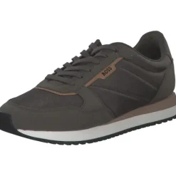 Herren Hugo Boss Klassische- & Business Schuhe<50529542 302 Kai_Runn_nupny, Klassische- & Business Schuhe, Herren, Dark Green